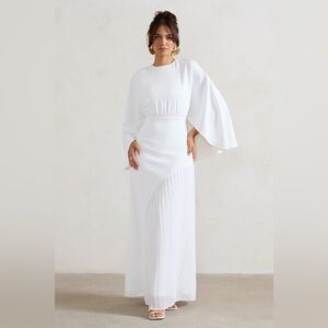Elegant White Women's maxi Dress